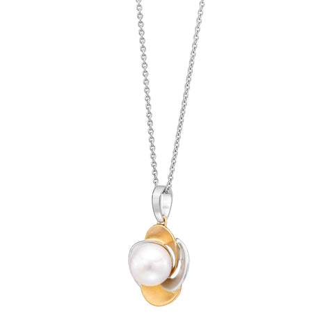 Freshwater Pearl Flower Pendant