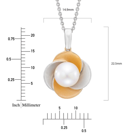 Freshwater Pearl Flower Pendant Freshwater Pearl Flower Pendant