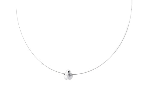 White Gold & Diamond Ladybug Pendant - Isaac Westman - 2 White Gold & Diamond Ladybug Pendant - Isaac Westman - 2