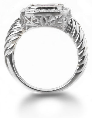 Amethyst & Diamond Ring Amethyst & Diamond Ring