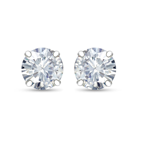 Round Brilliant Diamond Stud Earrings Round Brilliant Diamond Stud Earrings