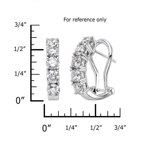 DIAMOND HUGGIE EARRINGS DIAMOND HUGGIE EARRINGS