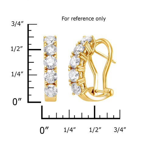 DIAMOND HUGGIE EARRINGS