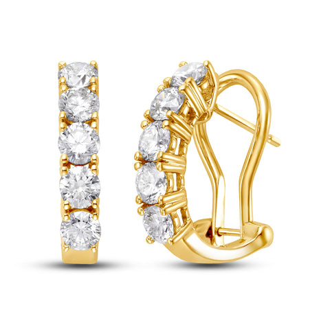 DIAMOND HUGGIE EARRINGS DIAMOND HUGGIE EARRINGS