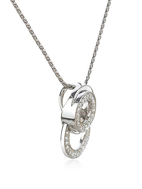 Circle Diamond Pendant - Isaac Westman - 2 Circle Diamond Pendant - Isaac Westman - 2