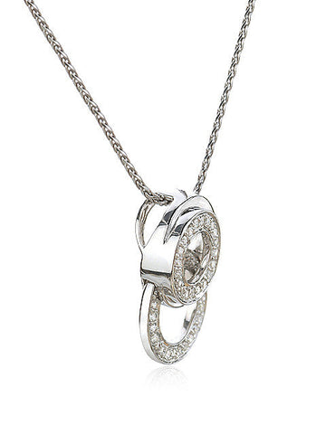 Circle Diamond Pendant - Isaac Westman - 2 Circle Diamond Pendant - Isaac Westman - 2