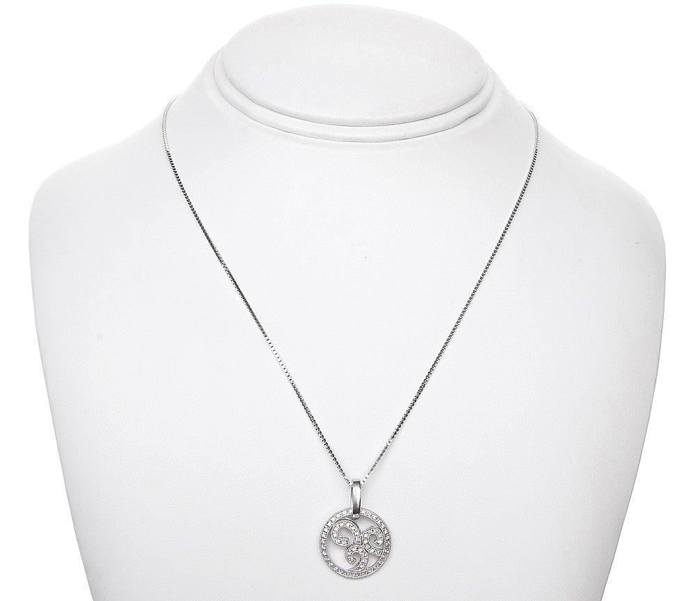 Diamond Circle Pendant - Isaac Westman - 3 Diamond Circle Pendant - Isaac Westman - 3