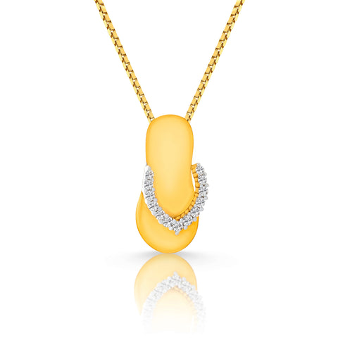 DIAMOND FLIP FLOP SLIPPER PENDANT DIAMOND FLIP FLOP SLIPPER PENDANT