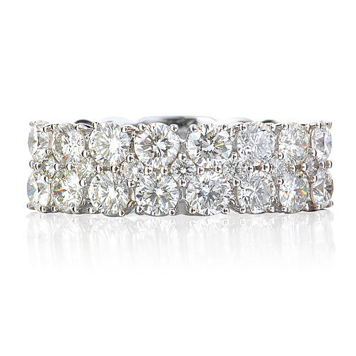 Triple Row Diamond Ring 2.45Ct - Isaac Westman - 3 Triple Row Diamond Ring 2.45Ct - Isaac Westman - 3