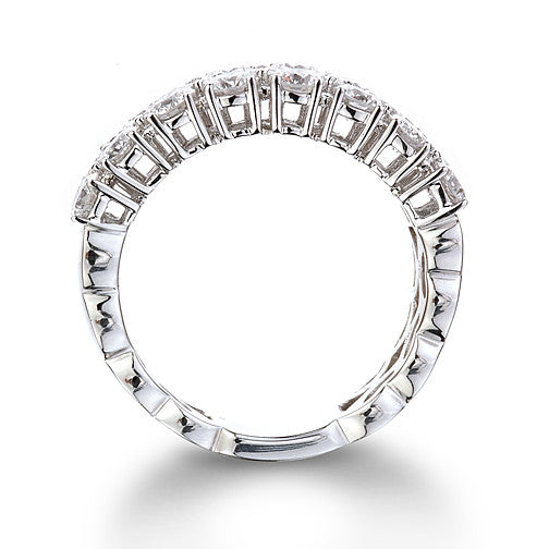 Triple Row Diamond Ring 2.45Ct - Isaac Westman - 2 Triple Row Diamond Ring 2.45Ct - Isaac Westman - 2