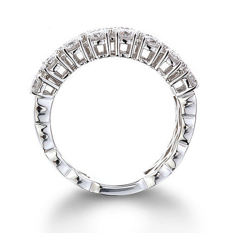 Triple Row Diamond Ring 2.45Ct - Isaac Westman - 2 Triple Row Diamond Ring 2.45Ct - Isaac Westman - 2