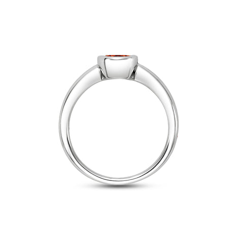 Solitaire Garnet Ring Solitaire Garnet Ring