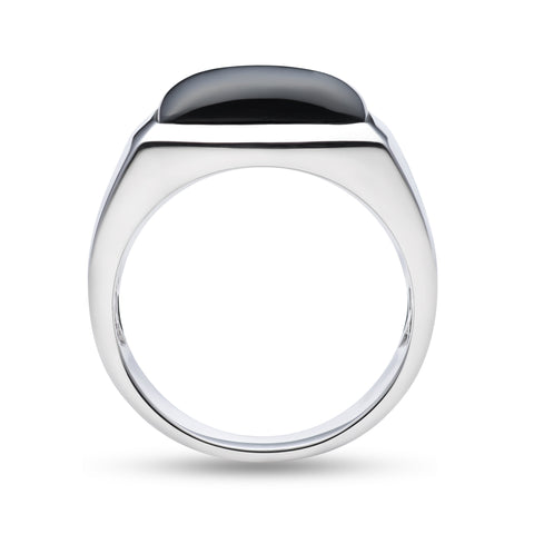 Mens Black Onyx & Diamond Signet Ring Mens Black Onyx & Diamond Signet Ring