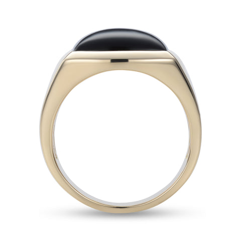 Mens Black Onyx & Diamond Signet Ring Mens Black Onyx & Diamond Signet Ring