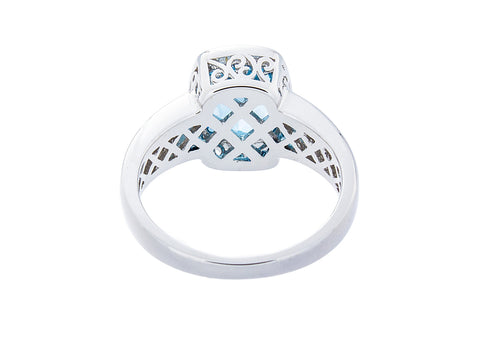 Blue Topaz Gold Ring - Isaac Westman - 3 Blue Topaz Gold Ring - Isaac Westman - 3