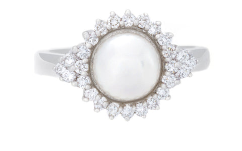 Diamond & Pearl Ring - Isaac Westman - 2 Diamond & Pearl Ring - Isaac Westman - 2