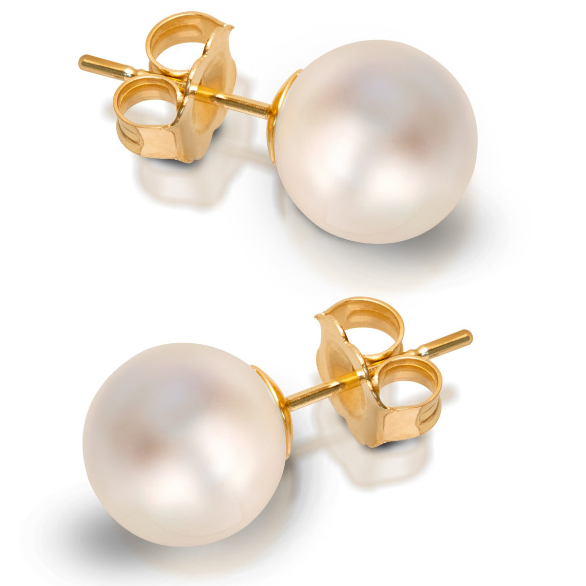 Exquisite Japanese Akoya Pearl Stud Earrings