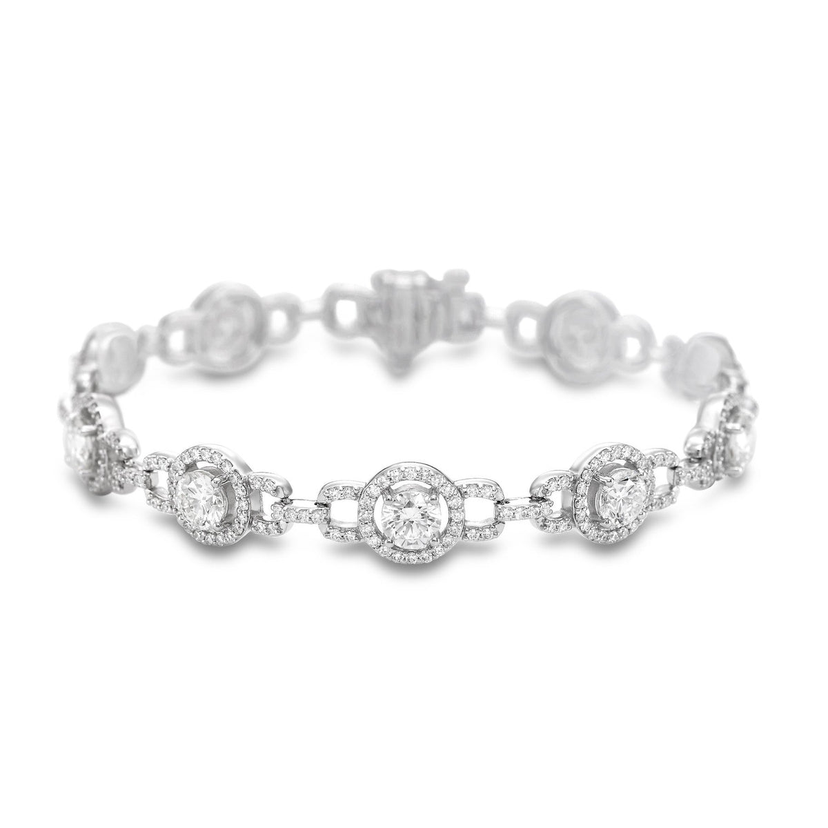 Diamond bracelet with sparkling 7.0 carats from ISAAC WESTMAN®, featuring intricate design and high-quality craftsmanship.