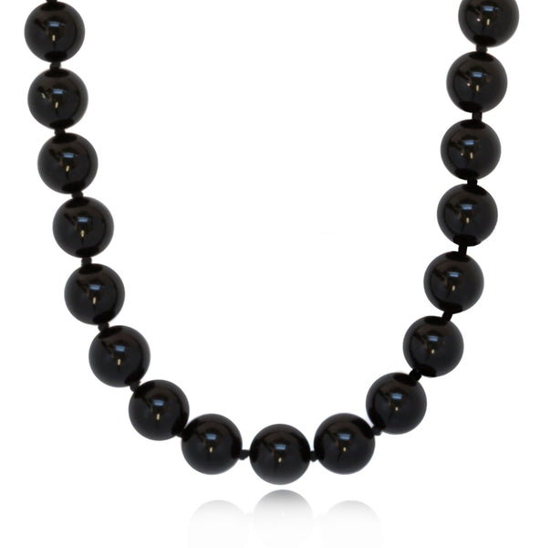【TATIANA】(Silver925) Black Onix Heart Beads Necklace P3607-186_fe2a7cf6-04a2-474c-