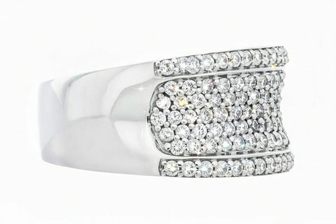 Elegant pavé diamond ring by ISAAC WESTMAN® featuring sparkling diamonds set in a sleek band.