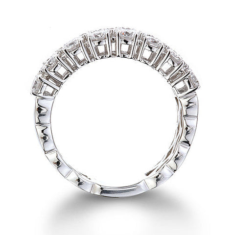 Triple Row Diamond Ring 2.45Ct - Isaac Westman - 2