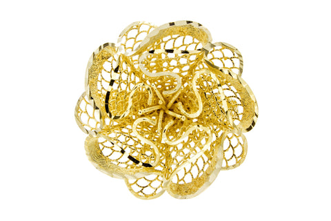Yellow Gold Flower Ring - Isaac Westman - 4